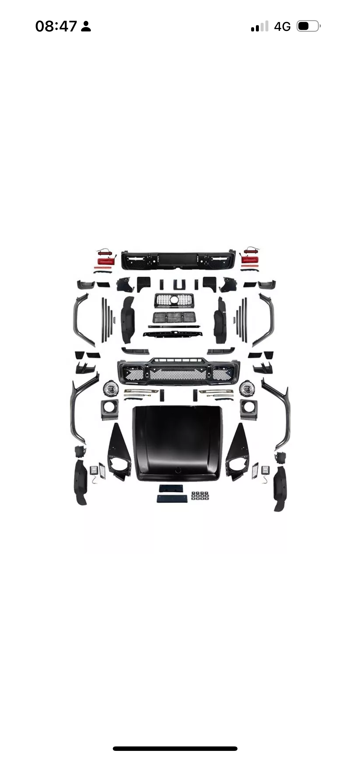 Bodykit Mercedes Benz G Wagon Body kit upgrade for the W463 upgrade to 2019+ W464 G63 AMG