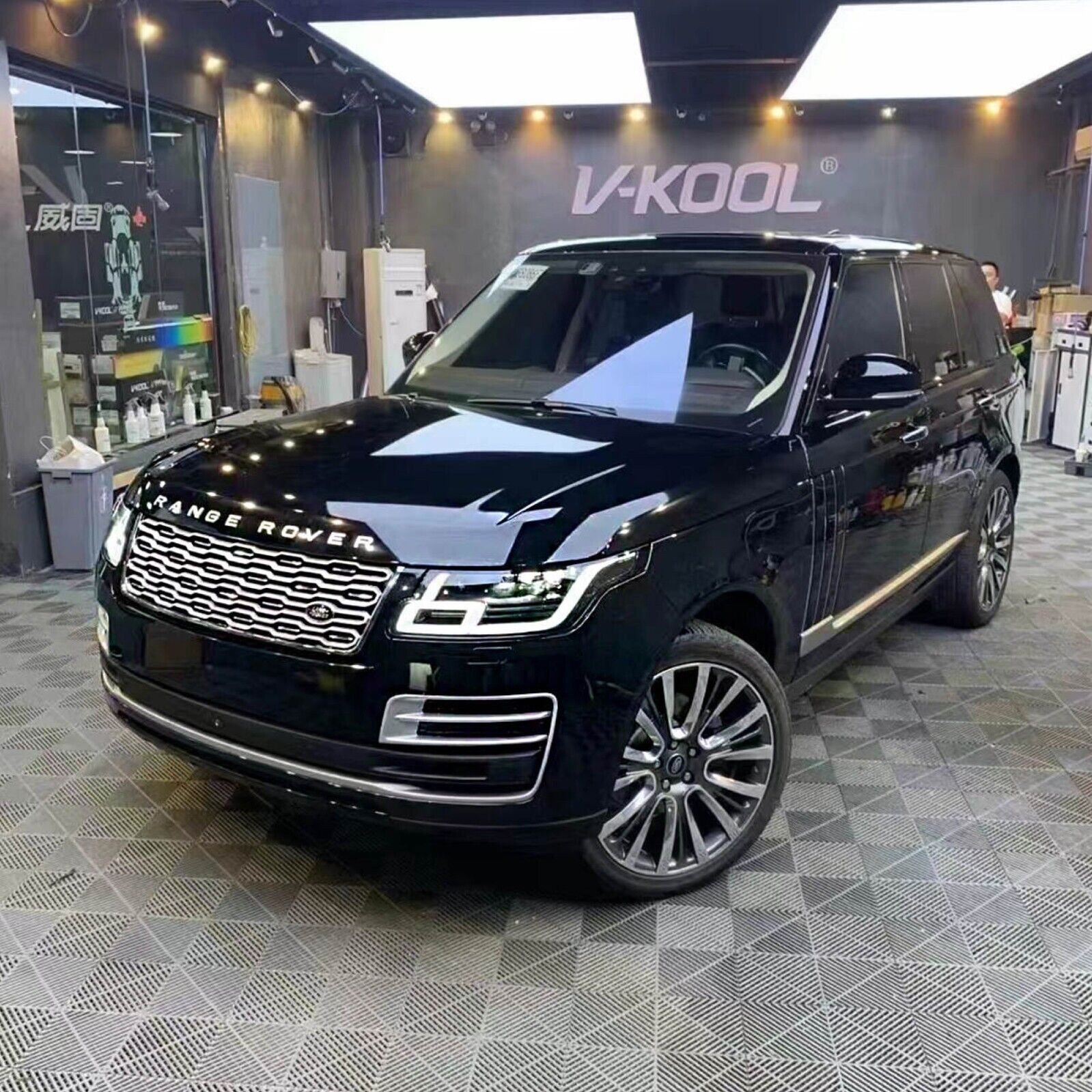 Range Rover L405 Svr 2016 Range Rover Vogue L405 2013-2017 SVR SVO full facelift bodykit + light ...
